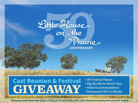 Little House on the Prairie 50th Anniversary Events .